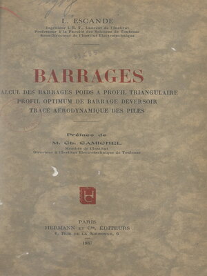 cover image of Barrages